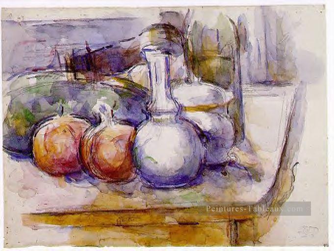 Nature morte à la carafe Paul Cézanne Peintures à l'huile